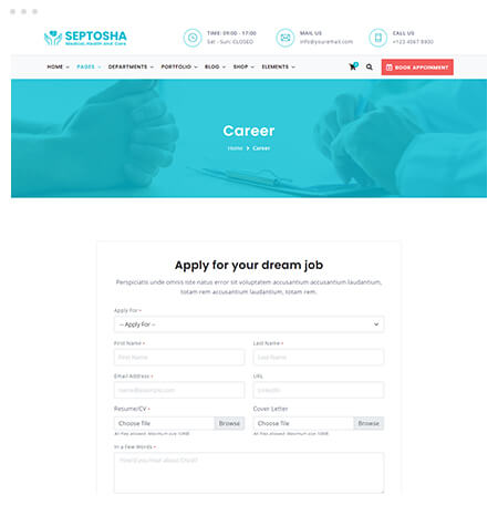 Medical Health Care Template